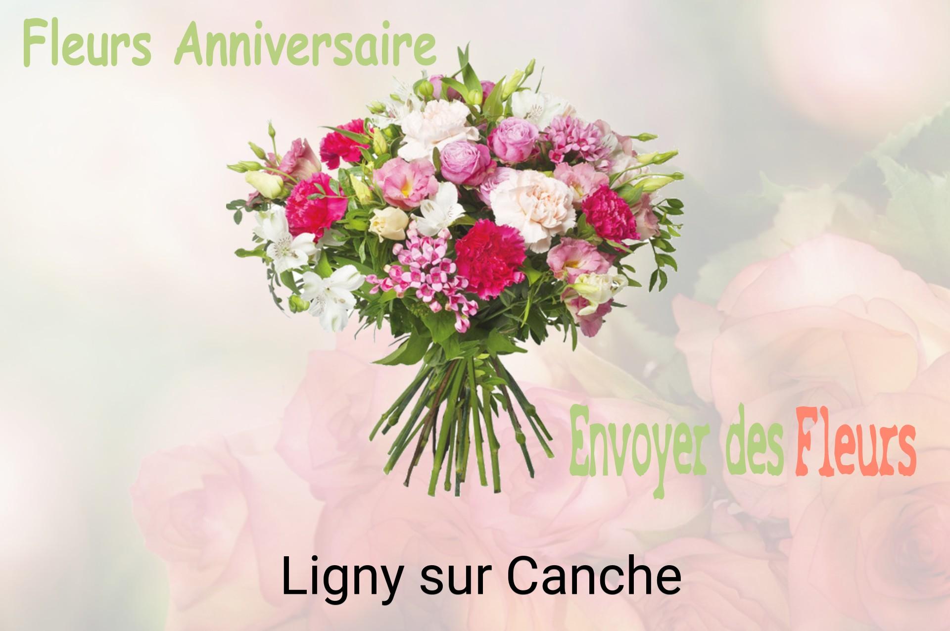 Bouquet de fleurs d’anniversaire livré à Ligny-sur-Canche
